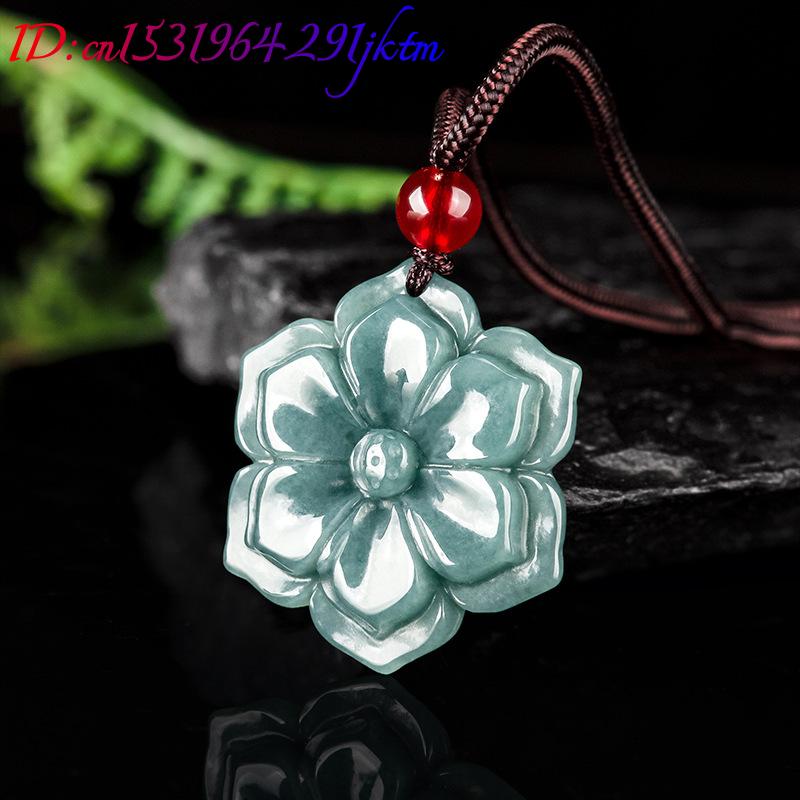 Burmese Jadeite Flower Pendant - đánh giá và giá Vintage Fashion Necklace