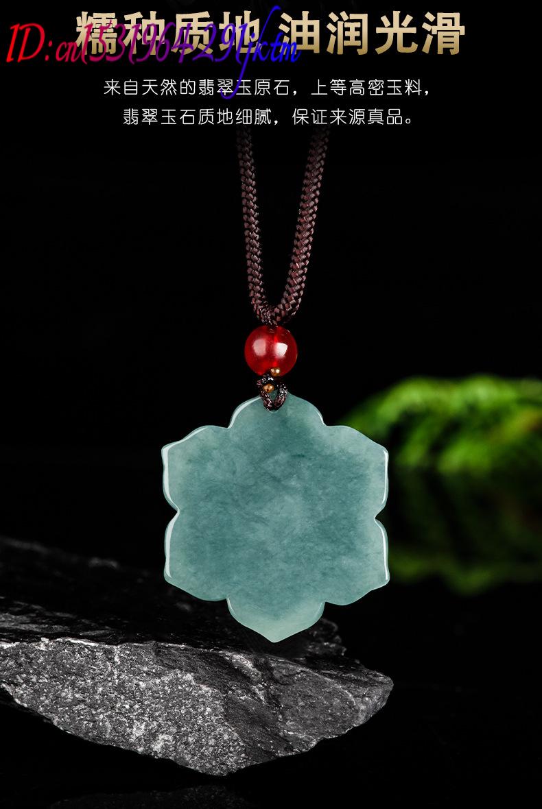 Burmese Jadeite Flower Pendant - đánh giá và giá Vintage Fashion Necklace