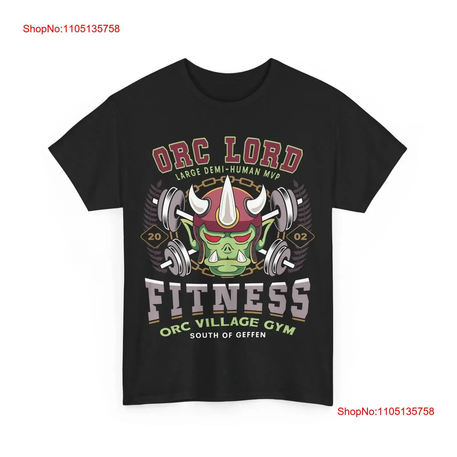 Geffen Orc Village Fitness T S - đánh giá và giá Vintage Fashion Game