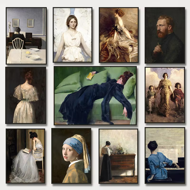 Oil Painting By Numbers Vintag - đánh giá và giá Vintage Fashion Game