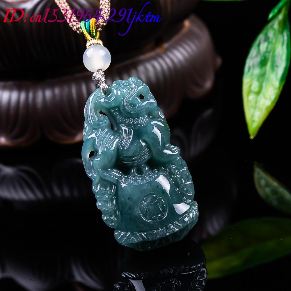 Burmese Jadeite Pixiu Pendant  - đánh giá và giá Vintage Fashion Necklace
