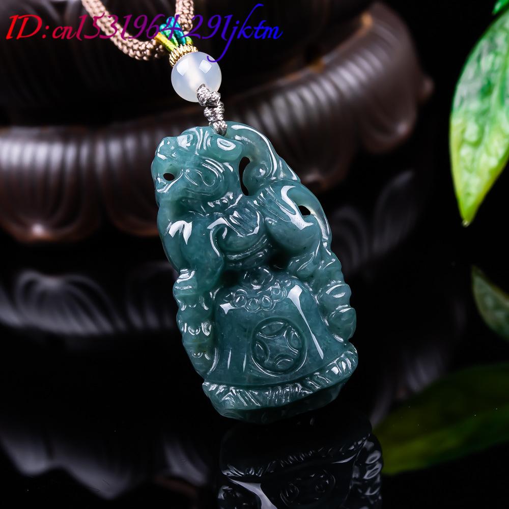 Burmese Jadeite Pixiu Pendant  - đánh giá và giá Vintage Fashion Necklace