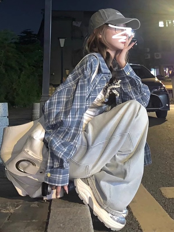 Retro Hong Kong Style Plaid Sh - đánh giá và giá Vintage Fashion Hong Kong