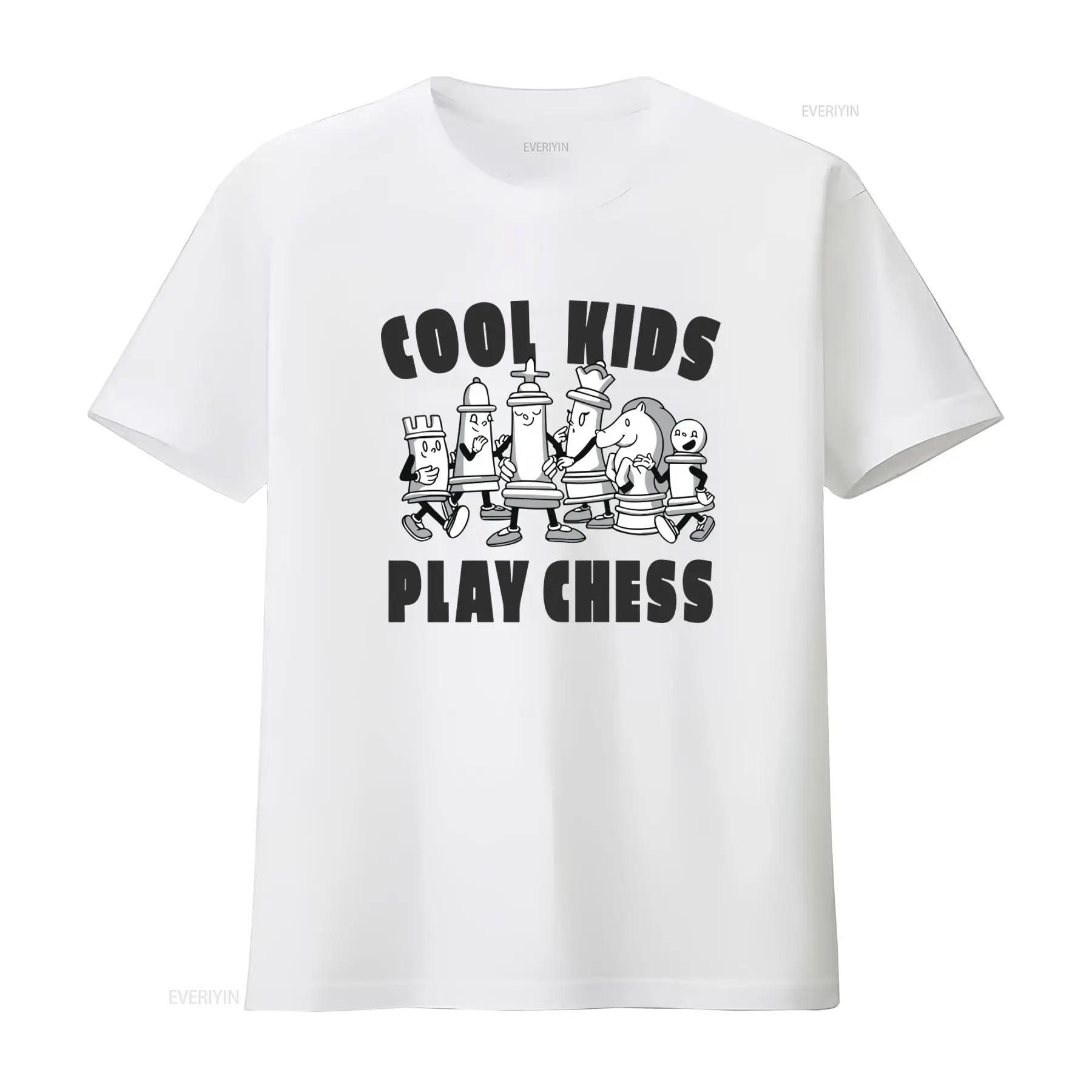 Cool Kids Play Chess 100 Cotto - đánh giá và giá Vintage Fashion Game